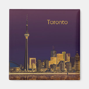 Aimant d'horizon de nuit de Toronto