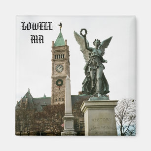 AIMANT D'HÔTEL DE VILLE DE LOWELL LE MASSACHUSETT