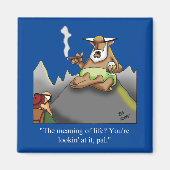 Aimant d'Humour de retraite (Devant)