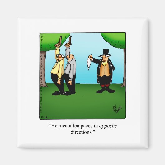 Aimant d'Humour double (Devant)