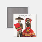 Aimant Dia de los Muertos (Recto/Verso)