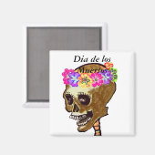 Aimant Dia de los Muertos (Recto/Verso)