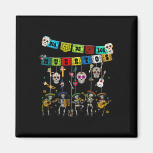 Aimant Dia De Los Muertos Jour Des Morts Crâne Drôle Dan