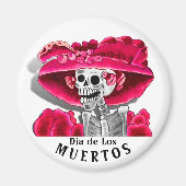 Aimant Dia De Los Muertos (La Catrina) (Devant)