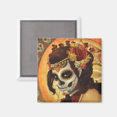 Aimant Dia De Los Muertos Throw Pillow (Recto/Verso)