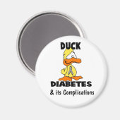 Aimant Diabète de canard et ses complications (Recto/Verso)