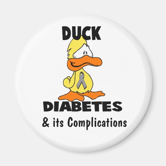 Aimant Diabète de canard et ses complications (Devant)