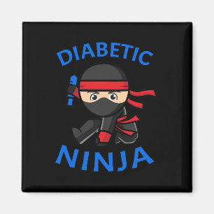 Aimant Diabète de type 1 Sensibilisation Diabétique Ninja