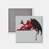 Aimant Diable vintage (Recto/Verso)