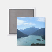 Aimant Diablo Lake Washington State Nature Photography (Recto/Verso)