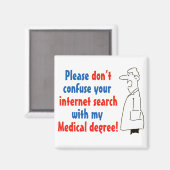 Aimant Diagnostic Médicale en ligne et un médecin qualifi (Recto/Verso)