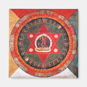 Aimant Diagramme cosmique Mandala pour la méditation