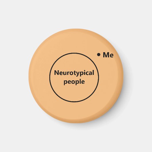 Aimant Diagramme de Venn non typique (Devant)