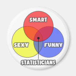 Aimant Diagramme de Venn .. Statisticien
