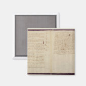 Aimant Diagrammes scientifiques (Recto/Verso)