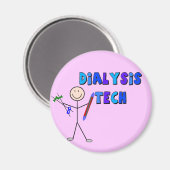 Aimant Dialyse Tech STICK MAN Design (Recto/Verso)
