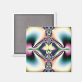 Aimant Diamant arc-en-ciel (Recto/Verso)