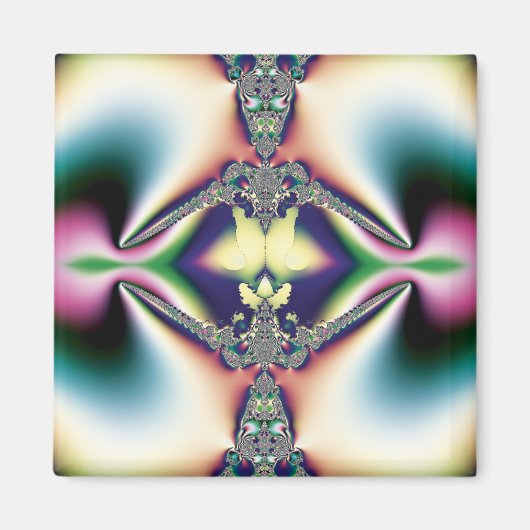 Aimant Diamant arc-en-ciel (Devant)