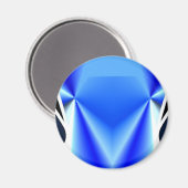Aimant Diamant Bleu (Recto/Verso)