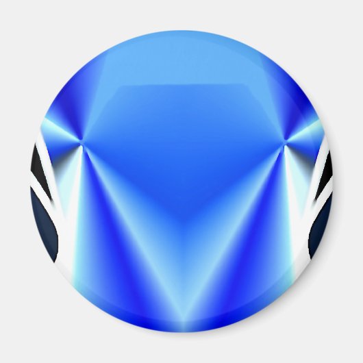 Aimant Diamant Bleu (Devant)