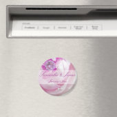 Aimant Diamant dans une rose personnelle de mariage (In Situ (Lave-vaisselle))