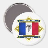 Aimant Diamant de Kansas City (Recto/Verso)