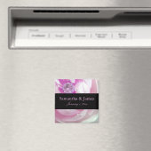 Aimant Diamant en rose rose Mariage personnel (In Situ (Lave-vaisselle))