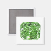Aimant Diamant Vert (Recto/Verso)