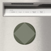 Aimant Diamant Vert Mousse avec Cadre Texturé (In Situ (Lave-vaisselle))