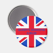 AIMANT DIAMOND JUBILEE DE LA REINE (Recto/Verso)