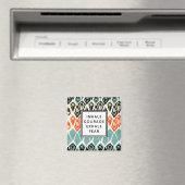 Aimant Diamond Motif Inhale Courage Exhale Peur (In Situ (Lave-vaisselle))
