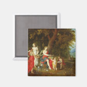 Aimant Diana et ses Maidens, après la chasse, 1626 (Recto/Verso)