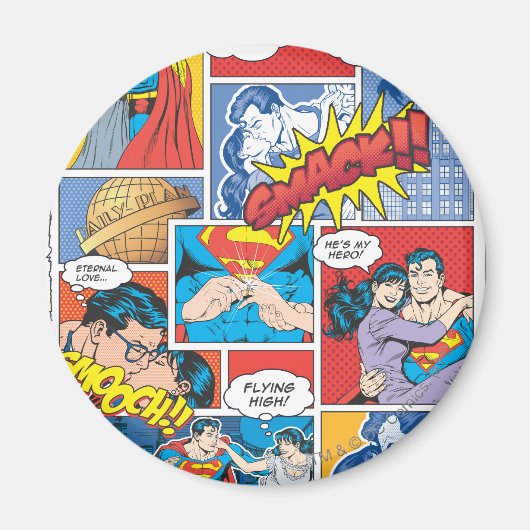 Aimant Diapositives Love Comic - Couleur (Devant)