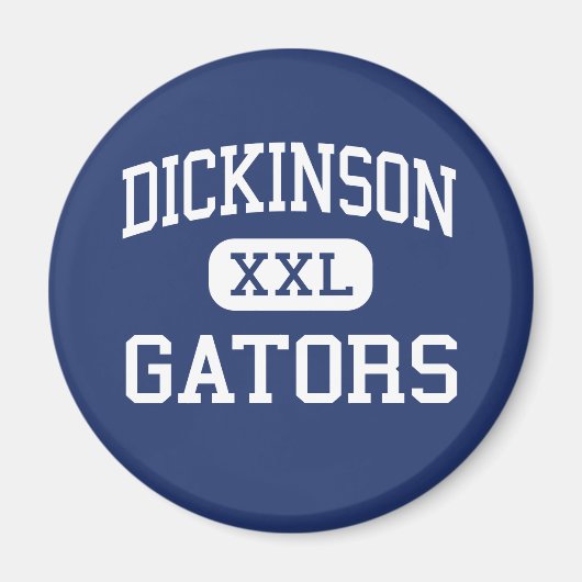 Aimant Dickinson - Gators - Lycée - Dickinson Texas (Devant)