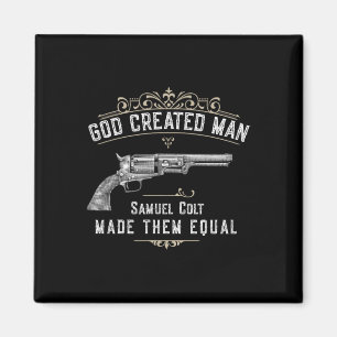 Aimant Dieu a créé l'homme Samuel Colt les a rendus égaux