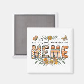 Aimant Dieu A Fait Une Fleur De Mème Joyeuse Fête Des Mèr (Recto/Verso)