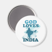 Aimant Dieu aime l'Inde (Recto/Verso)