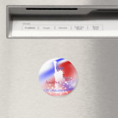 Aimant Dieu bénisse la liberté de l'Amérique (In Situ (Lave-vaisselle))