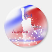 Aimant Dieu bénisse la liberté de l'Amérique (Devant)