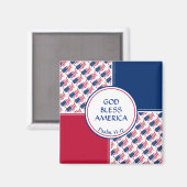 AIMANT DIEU BÉNISSE L'AMÉRIQUE (Recto/Verso)