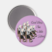 Aimant Dieu Bénisse Les Petites Soeurs (Recto/Verso)