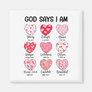 Aimant Dieu dit que je suis valentin drôle chrétien Jésus