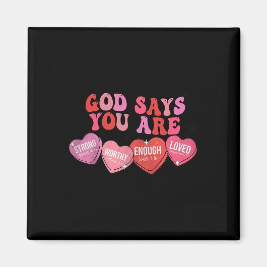 Aimant Dieu dit que vous êtes Valentin (Devant)