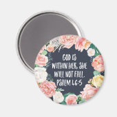 Aimant Dieu Est Dans Son Chrétien Floral (Recto/Verso)