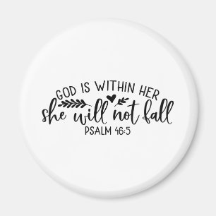 Aimant Dieu est en elle et ne tombera pas