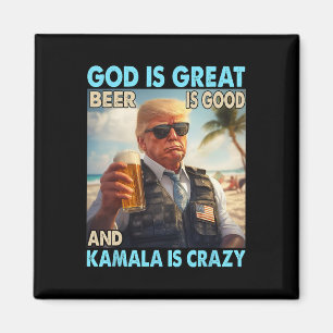 Aimant Dieu Est Grande Bière Est Bonne Et Kamala Sont Fou