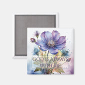 Aimant Dieu est toujours avec moi l'aimant (Recto/Verso)