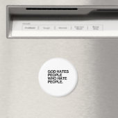 AIMANT DIEU HAITE LES GENS QUI DÉTESTENT LES GENS (In Situ (Lave-vaisselle))