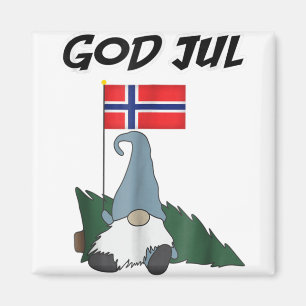 Aimant Dieu jul norwegian gnome à jory noël norway.p