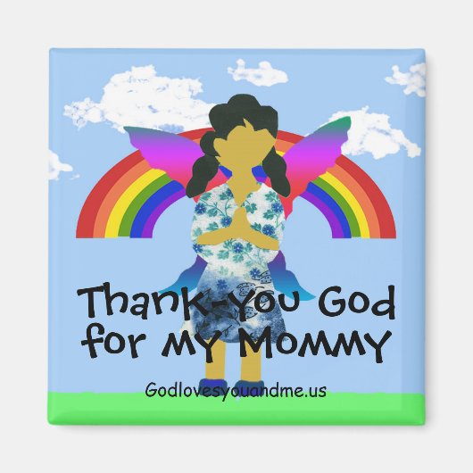 Aimant Dieu merci pour ma maman (Devant)